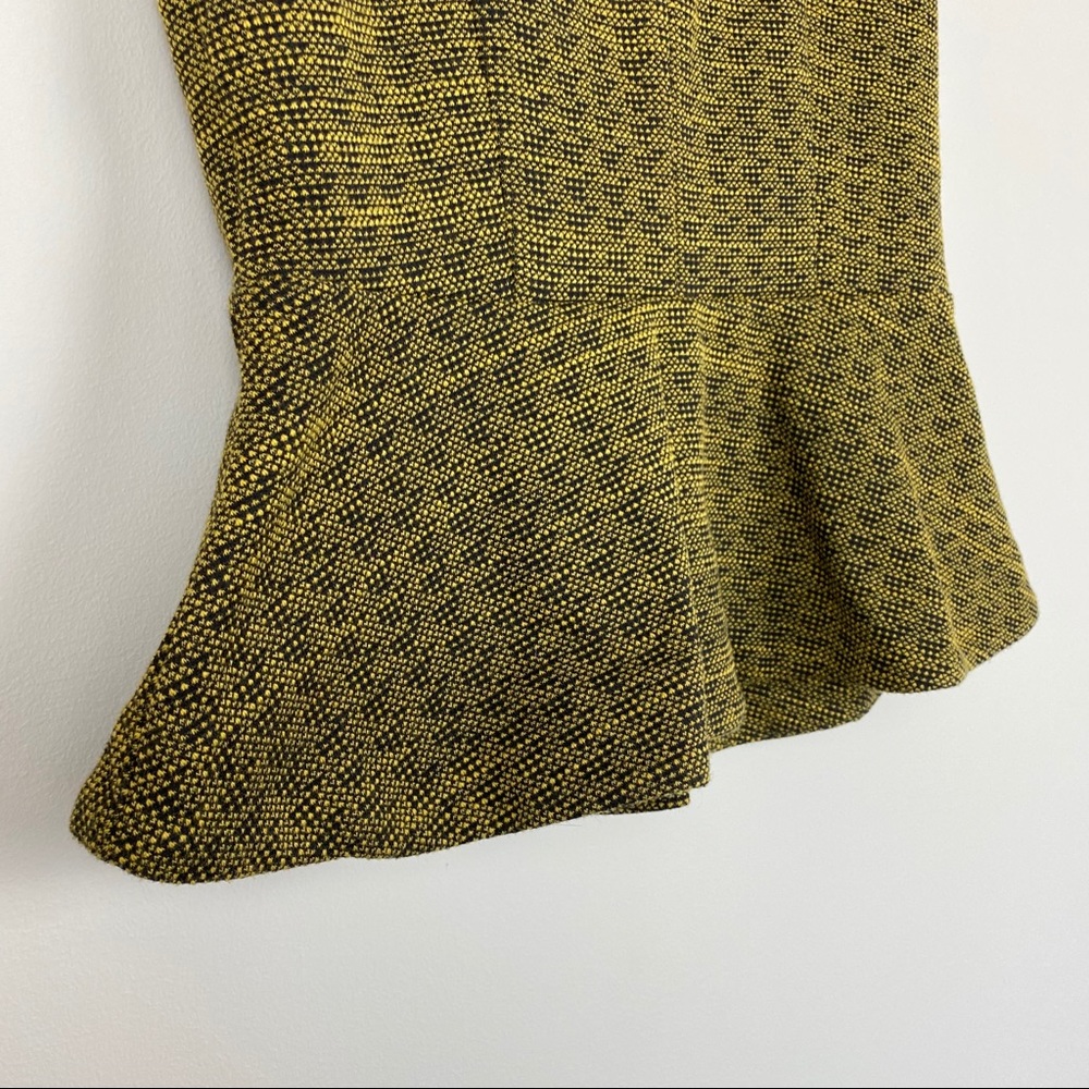 H&M- Peplum Top w/ Gold Zipper - Picture 3 of 5